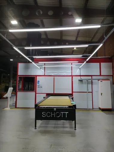 Iluminação industrial instalada em galpão — SM Elétrica Indaiá